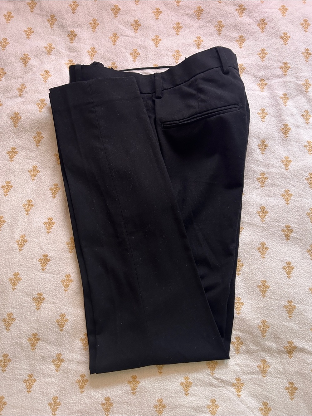H&M Men's Black Dress Trousers - Slim Tailored Look